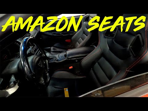 Installing Amazon Racing Seats in 97 Corvette- Trashed C5