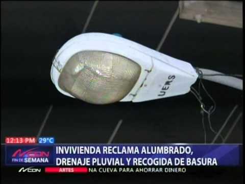 Invivienda reclama alumbrado, drenaje pluvial y recogida de basura