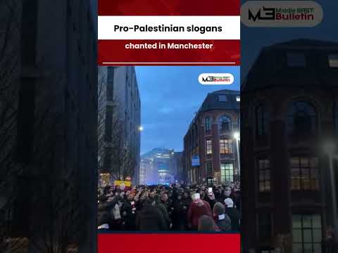 Manchester Pro-Palestinian Protest Sparks UK Police Warning Over “Intifada” Slogans
