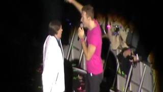 Alan Partridge and Coldplay Chris Martin sing drummer boy (every teardrop is a waterfall)