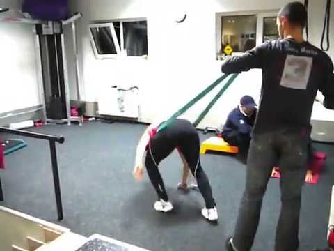 Linda Zetchiri training at SPIDER SPORT (2007-2008)