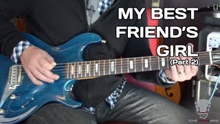 How to Play My Best Friend&#39;s Girl Part 2 Solo Guitar Lesson