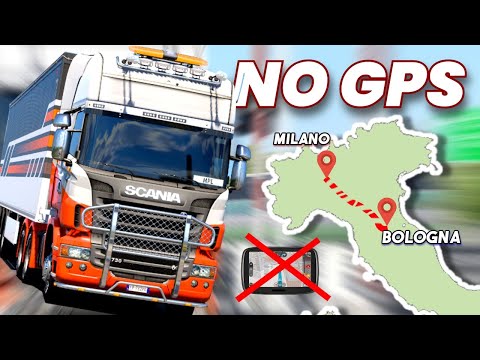 NO GPS CHALLENGE. From Milan to Bologna in EURO TRUCK SIMULATOR 2!