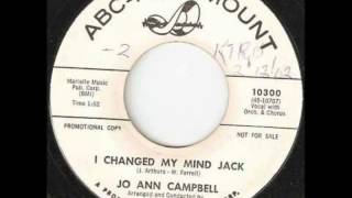 Jo Ann Campbell. I Changed My Mind Jack (ABC-Paramount 10300)