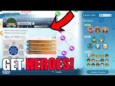 How to Get *HEROES* FAST in Inazuma Eleven Victory Road