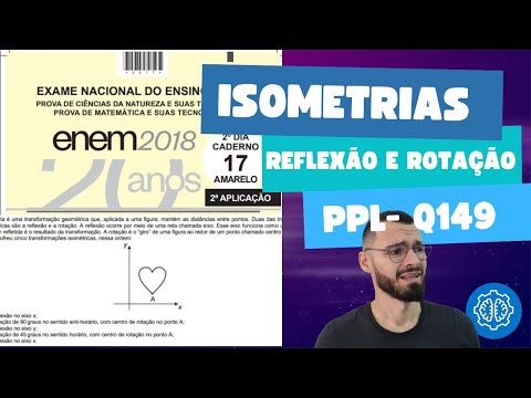 Isometria é uma transformação geométrica que, aplicada a uma figura, mantém as distâncias entre pont