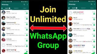 HOW TO JOIN UNLIMITED WHATSAPP GURUP | 18+ Whatsapp Gurup Link | xxx Whatsapp Gurup Link