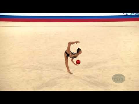 RAKHIMOVA Yosmina (UZB) - 2019 Rhythmic Junior Worlds, Moscow (RUS) - Qualifications Ball