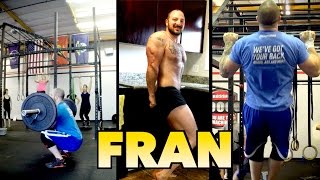 POWERLIFTER Does FRAN (Crossfit Workout) for the First Time