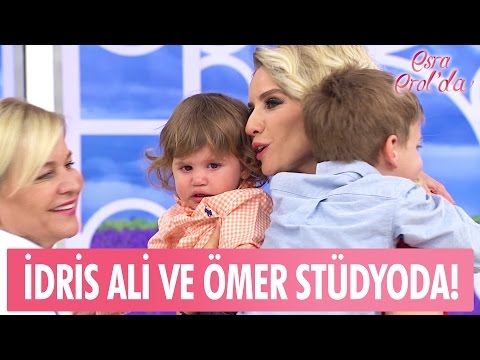 Esra Erol'un oğulları İdris Ali ve Ömer stüdyoda... - Esra Erol'da 12 Mayıs 2017