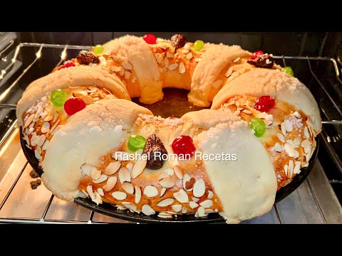 ROSCA DE REYES 👑ESPONJOSA Y SUAVE DE MANTEQUILLA 🧈
