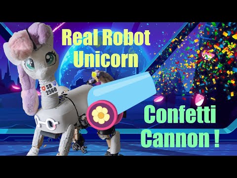 Real Sweetie Bot Celebrates : Party Cannon Upgrade ! (1024 subs special)