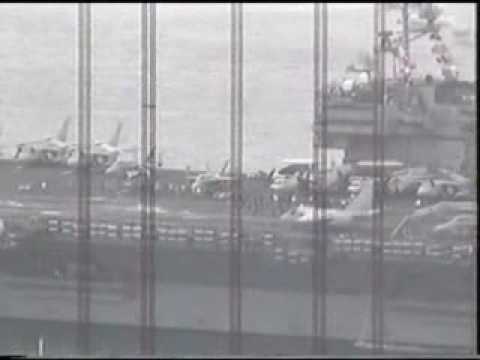 USS Constellation Launches Jets Under the Golden Gate Bridge