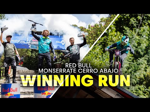 Record-breaking RAW MTB Downhill Run above Bogota | Adrien Loron at Red Bull Monserrate Cerro Abajo