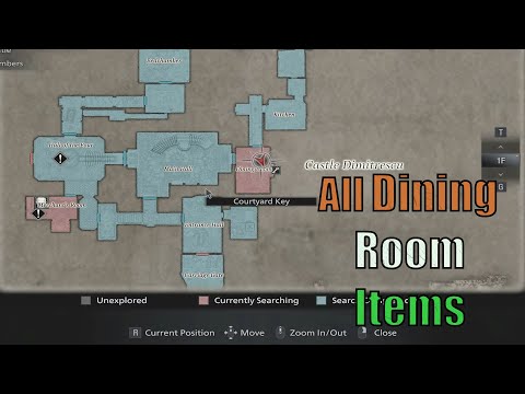 Resident Evil Village || All Dining Room Items