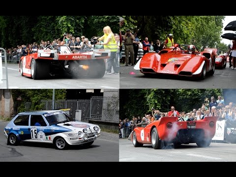 PURE SOUND! Abarth race cars in action - Vernasca Silver Flag 2016