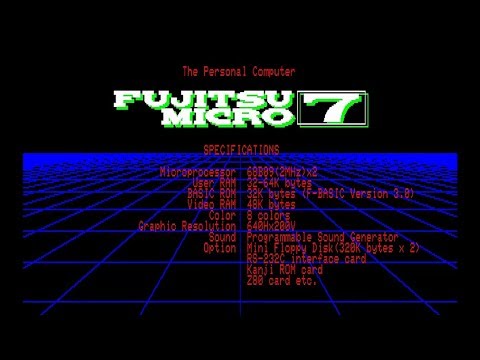 FM-7 DEMO 1 (F-BASIC V3.0L10 SYSTEM DISK)