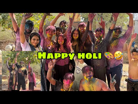 First Holi with Chika or Ansh Jija 🏳️‍🌈 || I have never played Holi like this in my life 🤣 || Man...