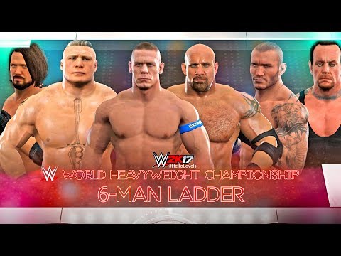 WWE 2K17 John Cena vs Randy Orton vs Brock Lesnar vs Goldberg  vs Undertaker vs AJ Styles | WWE MITB