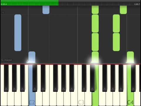 Piano Tutorial: Dean Valentine - Sharks don't sleep (Captain America Soundtrack) (Synthesia)