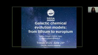 Valeria Grisoni • Galactic chemical evolution models: from lithium to europium