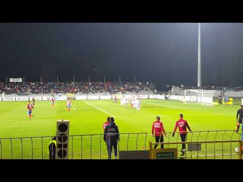 Raków Częstochowa - Sandecja Nowy Sącz 2-0 Bramka Maciej Domański
