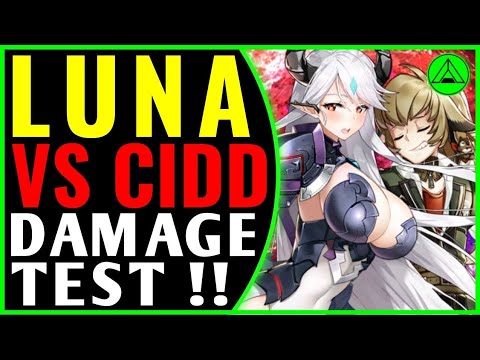 LUNA vs CIDD (Damage Test! Who Wins?) 🔥 Epic Seven