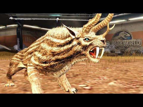 DAILY DINOSAUR - SMITHETOCERAS|| A POWERFUL LION SCRATCHING ON THE LAND|| Jurassic World The Game
