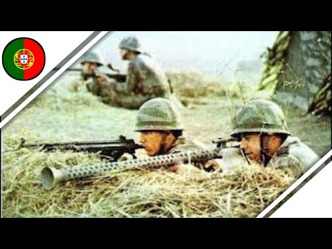 "Angola é nossa!" Portuguese colonial war song. PR/EN/ID Lyrics