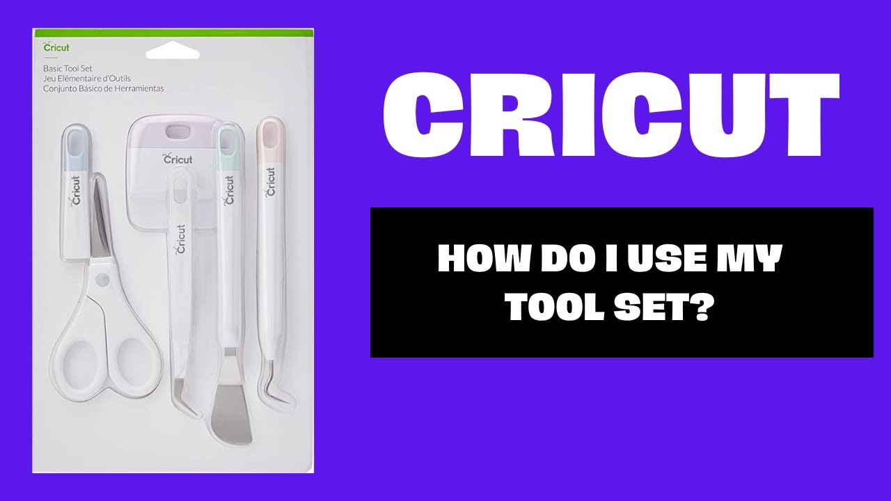 How do I use my Cricut Basic Tool Set? 5-Piece Precision Tool Kit. Perfect for Vinyl Projects!