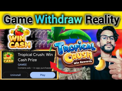 Tropical Crush Win Cash Prizes: Real or Fake? | Honest Review & Withdrawal Proof"