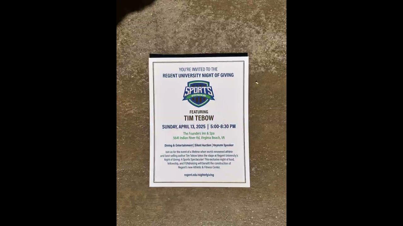 Join us for Regent University's Sports Spectacular! Purchase tickets at regent.edu/nightofgiving