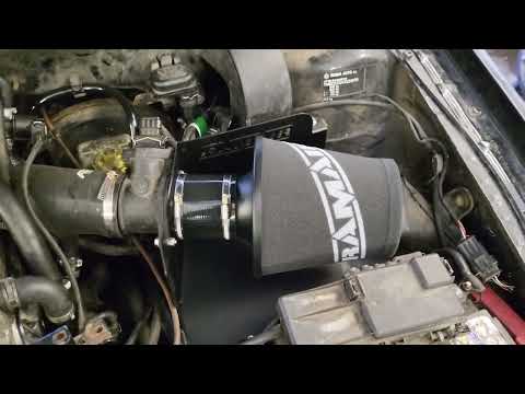 Octavia 1.8T Stock Airbox w/ K&N panel filter vs RAMAIR cone filter sound comparison