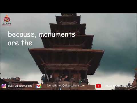 Alva's UG Journalism |Save  Monuments I Rudhir  Mukhesh MA