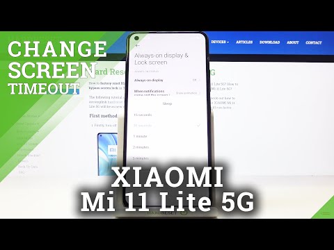 How to Manage Screen Timeout on XIAOMI Mi 11 Lite 5G – Screen Sleep Time