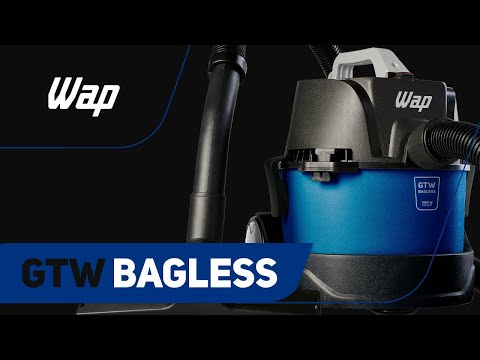 Video thumbnail of Aspirador Wap De Pó E Água Gtw Bagless 6 Litros 1400W
