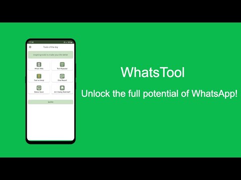 WhatsTool - Tools for WhatsApp