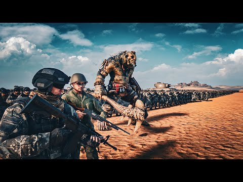 Humanity ARMY in the Gorge vs 3,000,000 ZOMBIES - Ultimate Epic Battle Simulator 2 UEBS 2 (4k)