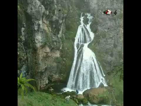 Bride waterfall in Peru.
