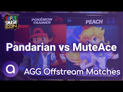 Super Smash Con 2019 SSBU - Pandarian (Pokemon Trainer) vs. MuteAce (Peach) - Top 64