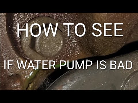 Common coolant Leak on Cummins 6.7 liter  Dodge Ram 3500, How to tell if water pump is bad!