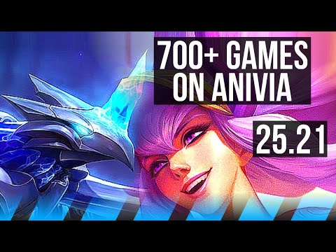 ANIVIA vs SYNDRA (MID) | 8/1/11, 700+ games, Dominating | KR Master | 25.21