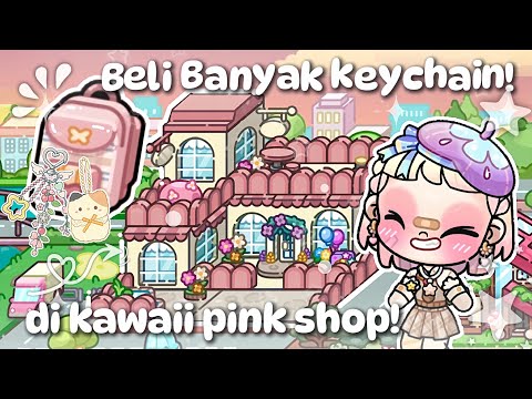 BUY LOTS OF BAG HANGER/KEYCHAIN ​​AT KAWAII SHOP || GET FREE FOOD YEAY || [DramaAvatarWorld]