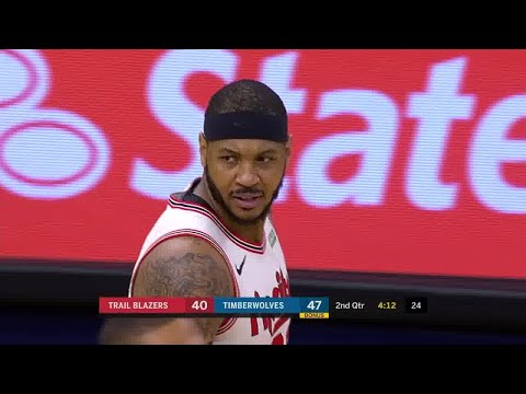 Carmelo Anthony Full Play vs Minnesota Timberwolves | 01/09/20 | Smart Highlights