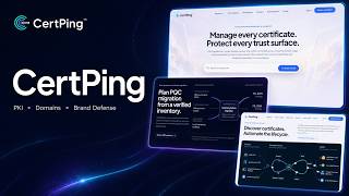 CertPing | Automated Certificate Lifecycle Management, PKI & Domain Security