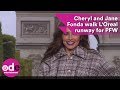 Cheryl And Jane Fonda Walk L Oreal Runway For PFW