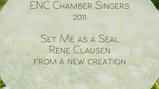 Set Me As a Seal (2011)  • René Clausen from A New Creation