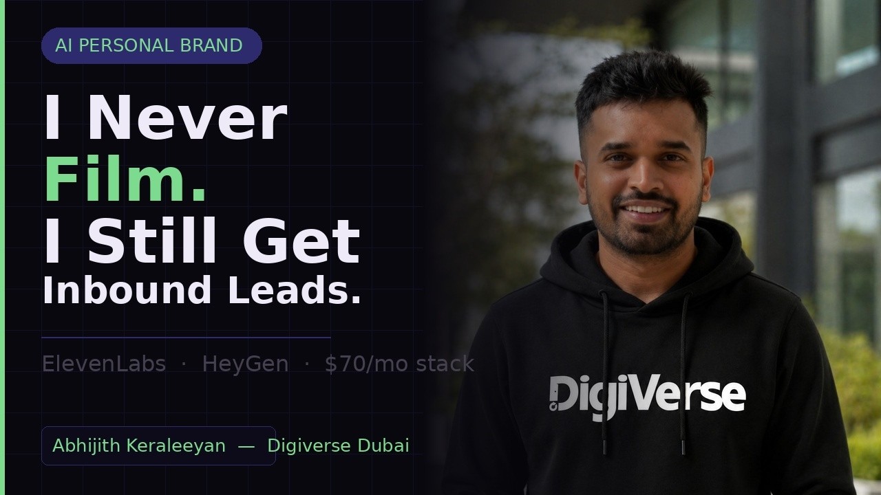 Mr. DigiVerse — How I Built an AI Brand That Generates Leads While I Sleep