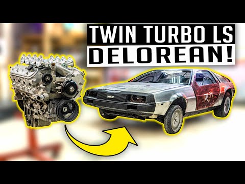 LS Swapped Widebody Delorean Twin Turbo Fabrication! - DMC12 Ep. 1