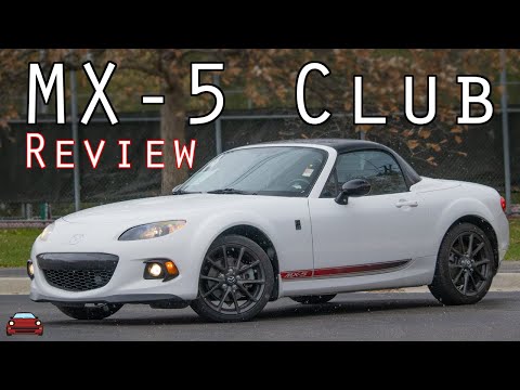 2014 Mazda MX-5 Club Review - The Miata With A POWER Folding Top!